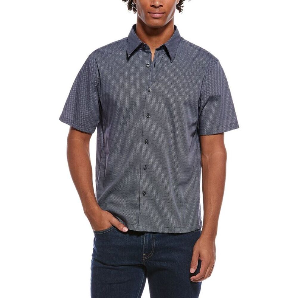 Theory Mens  Irving Shirt, Blue